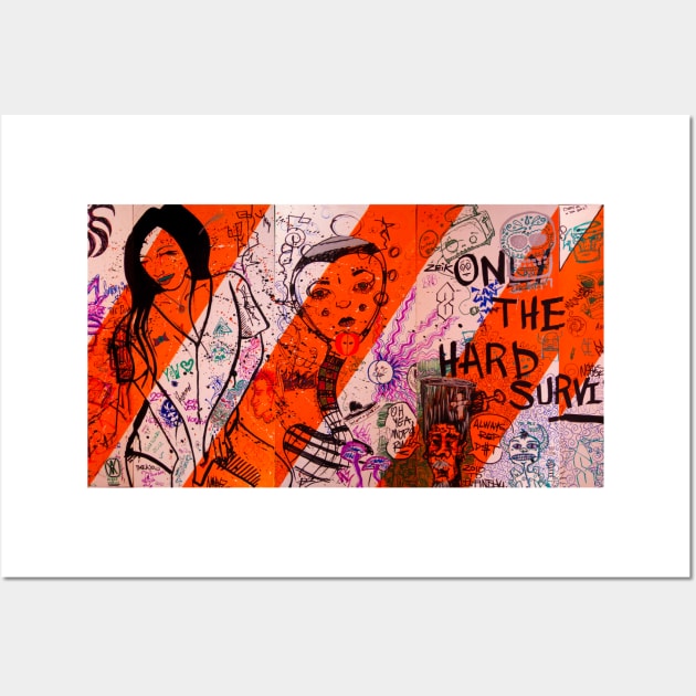 Only The Hard Survive Wall Art by Bobby Zeik Art